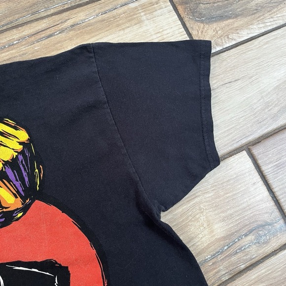 Powell Peralta Skateboards Shirt Mike Frazier Yellow Man Black Mens XLarge - Picture 5 of 13